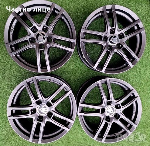 Продавам 4бр 17-ки джанти за Шкода Октавия, Супърб, Карок, Йети 