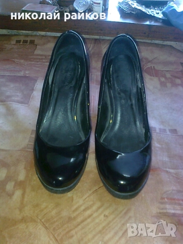 Дамски лачени обувки № 38, снимка 8 - Дамски обувки на ток - 51831646