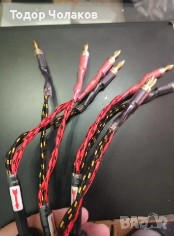 2 кабела х 3 метра/12-нишкови от чиста OFC мед, снимка 3 - Други - 52136488