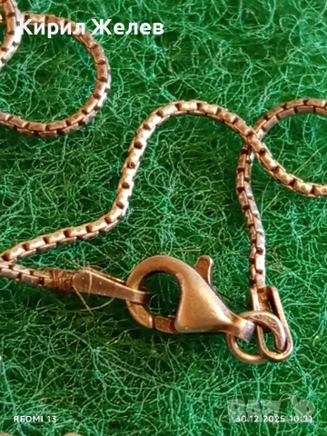 Сребърно колие с висулка от син топаз нежно стилно бижу 24933, снимка 4 - Колиета, медальони, синджири - 52933975