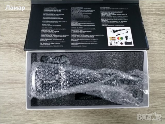 Мощен Акумулаторен LED Фенер за Оръжие Лед Прожектор за Пушка и лов, снимка 4 - Екипировка - 29554345