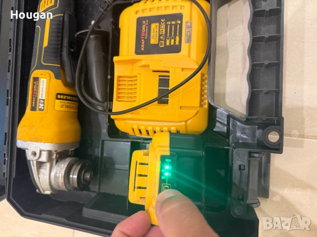 Ъглошлайф на батерии 125мм, снимка 3 - Ъглошлайфи - 54298439