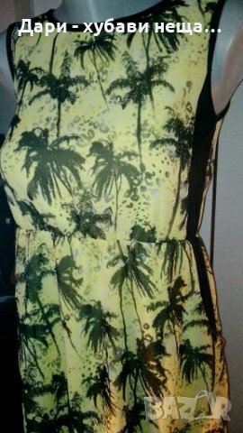 Красива рокля в жълто и черно👗🍀XS,S🍀👗3049, снимка 2 - Рокли - 33854925