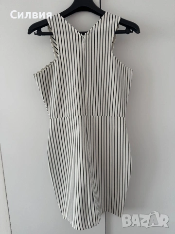 Рокля в бяло и черно, снимка 3 - Рокли - 54035570