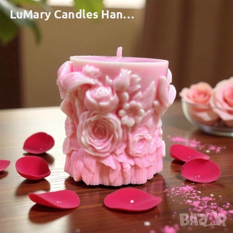 Свещ “ Розов шепот”