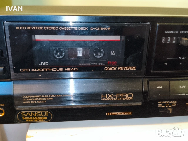 Продавам триглав дек sansui-dx-211hxr, снимка 3 - Декове - 54194138