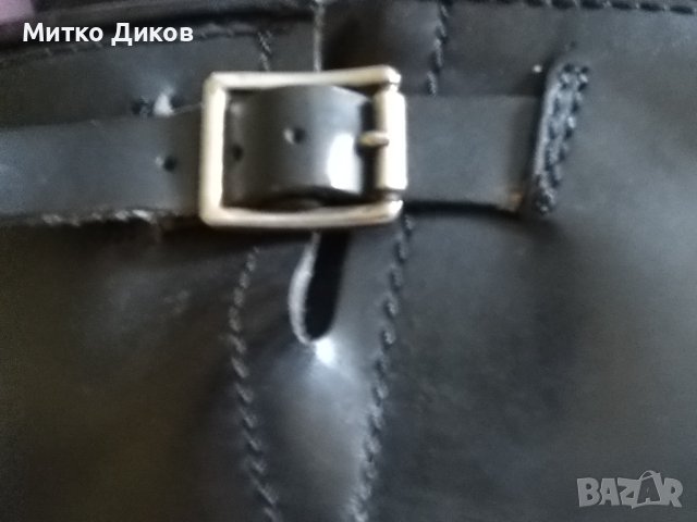 Piston маркови високи мотористки обувки отлични естествена кожа №44 стелка 285мм, снимка 8 - Мъжки ботуши - 42418481