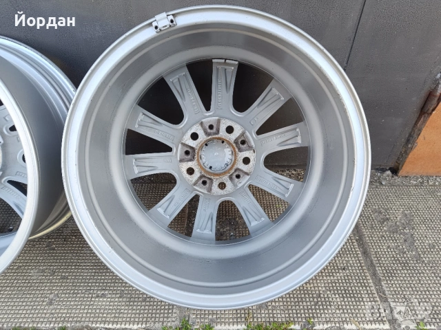 ОРИГИНАЛНИ джанти 17 ' цола 5x120 BMW / БМВ ЕТ30 8J + датчици F10 F11 E90 E91, снимка 15 - Гуми и джанти - 54221646