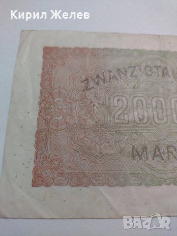 Райх банкнота - Германия - 20 000марки / 1923 година - 17992, снимка 10 - Нумизматика и бонистика - 31024601