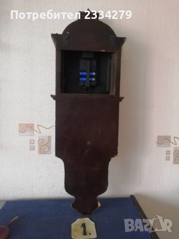 Стари холандски етажерка, часовник, пощенска кутия, полица са вестници и документи. , снимка 6 - Антикварни и старинни предмети - 52131442