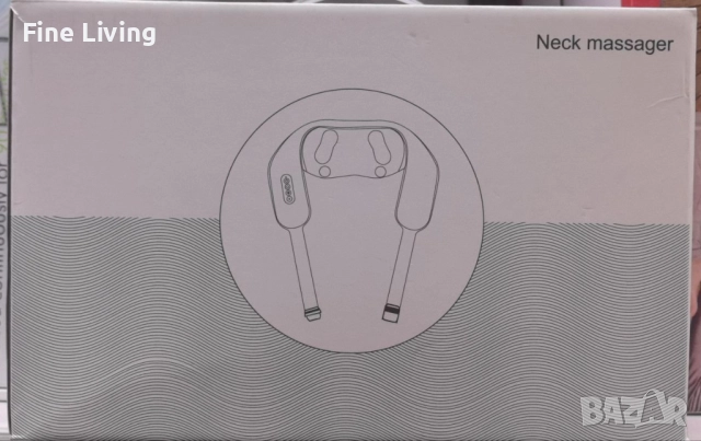 Акумулаторен масажор с топлина за врат,гръб,рамена,крака,за мускулна релаксация, снимка 14 - Масажори - 52185100