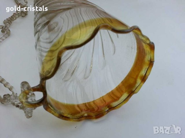 Стъклен рог, снимка 7 - Антикварни и старинни предмети - 29292252