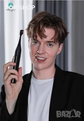 Нова Allegro M1 луксозна звукова четка за зъби с въгленови влакна и гумена глава, снимка 6 - Тримери - 49319060