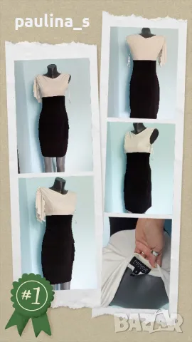 Два различни броя / Двуцветна маркова рокля / унисайз , снимка 10 - Рокли - 50388301