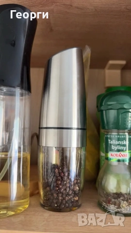 Гравитационни електрически мелнички за сол, пипер, др. подправки, снимка 7 - Прибори за хранене, готвене и сервиране - 51965448