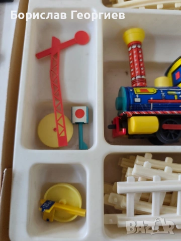 Руска механична играчка влак влакче 1977 г, снимка 3 - Колекции - 53958070