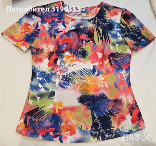 Дамска цветна блуза