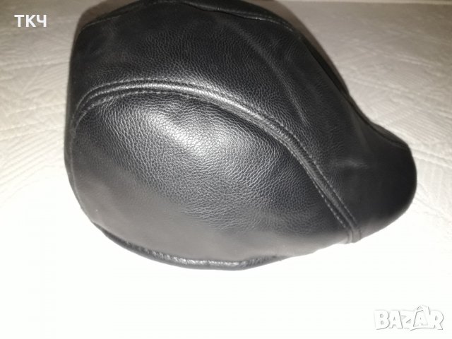 Кожена шапка (каскет), снимка 2 - Шапки - 30903526