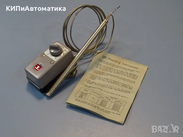 термостат Teddington typ QR/A/106 capillary thermostat -10°C/+10°C, снимка 9 - Резервни части за машини - 55948546
