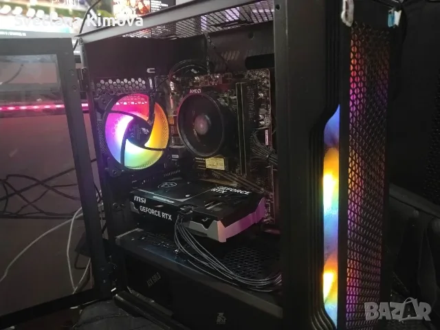 Геймърски компютър AMD Ryzen 5-5500, Nvidia Geforce 5060, РАМ 32ГБ, снимка 2 - Геймърски - 56274972