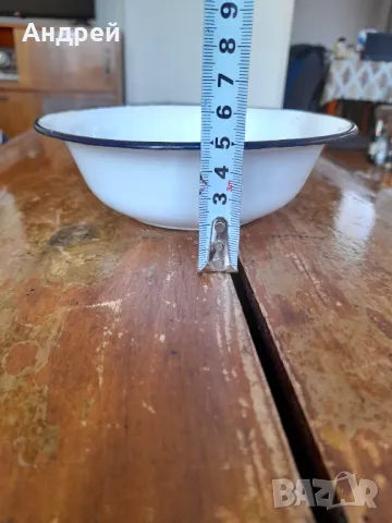 Стара емайлирана паница #13, снимка 2 - Други ценни предмети - 49845229