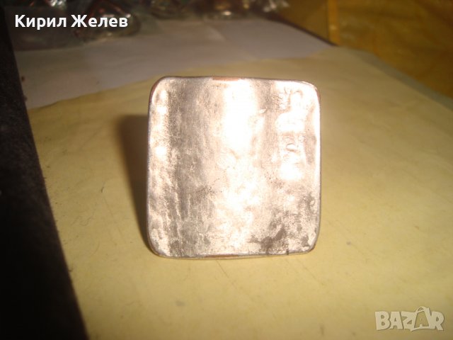 СТАР ПОСРЕБРЕН МЕДЕН ХИПАРСКИ СТИЛ РЕГУЛИРУЕМ АРТ ПРЪСТЕН 27091, снимка 4 - Пръстени - 37420154