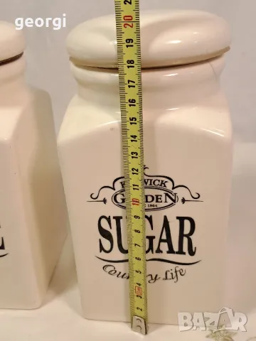 буркани за кафе и захар 23/4, снимка 4 - Сервизи - 49332118