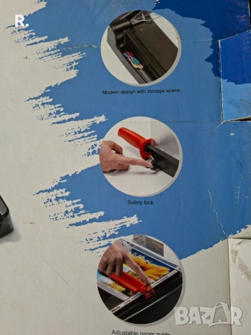 KW-Trio 13502 - Ръчна гилотина - А3 до 449 мм., до 20 листа, снимка 9 - Други машини и части - 54019689