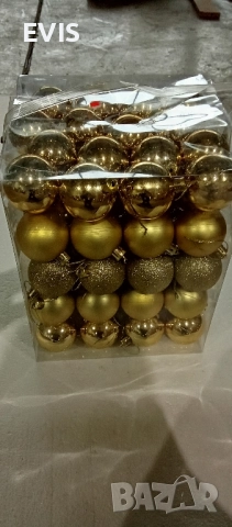 --- 🎄 Комплект коледни топки за елха – 64 броя 🎄 , снимка 2 - Други - 51922949