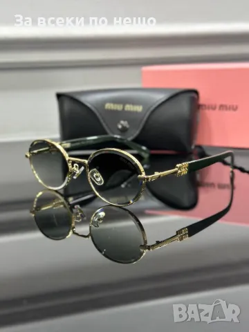 Miu Miu Слънчеви Очила С UV400 Защита С ПОДАРЪК🎁Калъф Миу Миу - Различни Цветове Код E85, снимка 5 - Слънчеви и диоптрични очила - 50230113