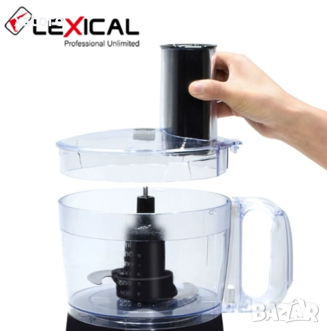 Многофункционален кухненски робот 9 в 1 Lexical LFP-3203, снимка 5 - Блендери - 52595782