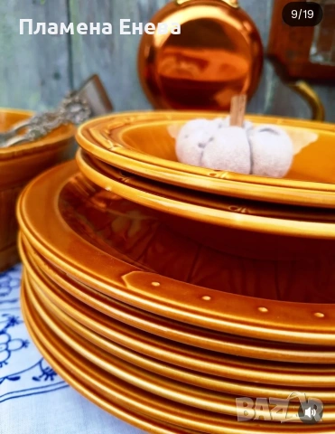 Керамичен комплект Gien France , снимка 8 - Сервизи - 53092492