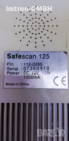 Safescan 125 Автоматичен детектор за фалшификати, снимка 6 - Друга електроника - 37020248