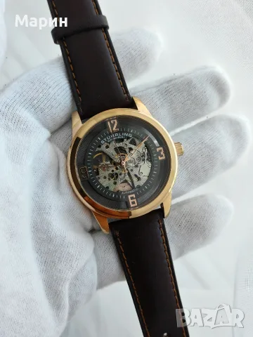 Топ цена Stuhrling Нов автоматичен, снимка 2 - Мъжки - 56120523