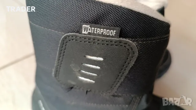 ДЕТСКИ НЕПРОМОКАЕМИ БОТУШИ ЗА ПРЕХОДИ В СНЯГ SH100 Decathlon С ВЕЛКРО, № 34, ЧЕРНИ, снимка 3 - Детски боти и ботуши - 38531146