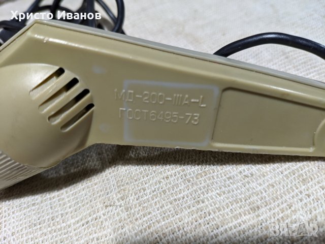 Колекционерски микрофон "Октава" МД-200-IIIA-L,1978 година., снимка 2 - Микрофони - 31717532