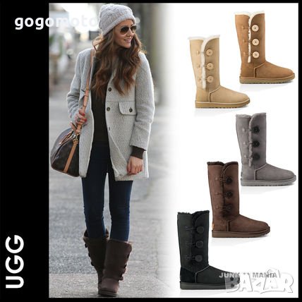 UGG® original,черни ВОДОУСТОЙЧИВИ НОВИ топли апрески,зимни ботуши,боти, 42- 43,100% естествена кожа