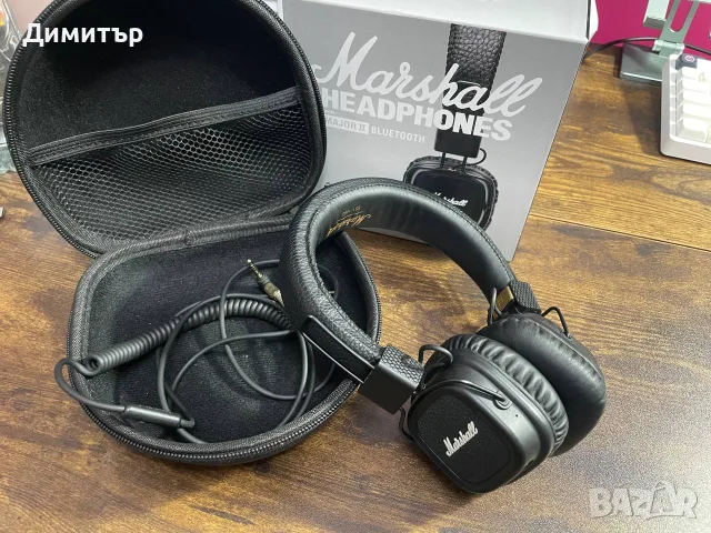 Слушалки Marshall Major II 2 Black + Калъф