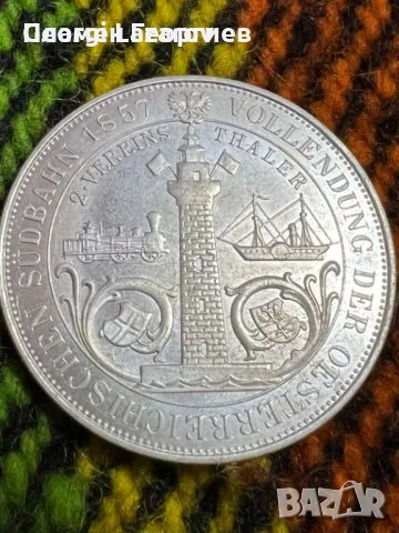2 талера Австро-Унгария , снимка 2 - Нумизматика и бонистика - 56194299