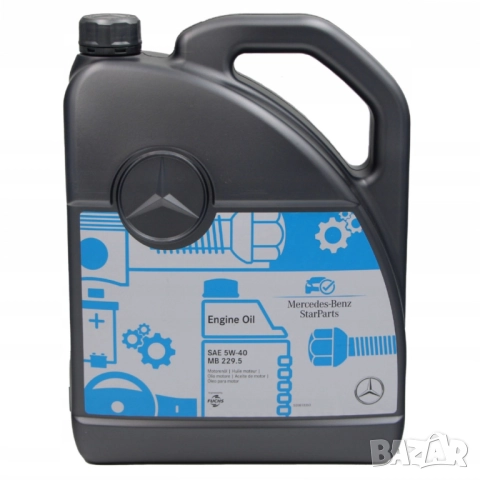 Моторно масло MERCEDES-BENZ 229.5 5W40, 5л, снимка 3 - Аксесоари и консумативи - 28181577