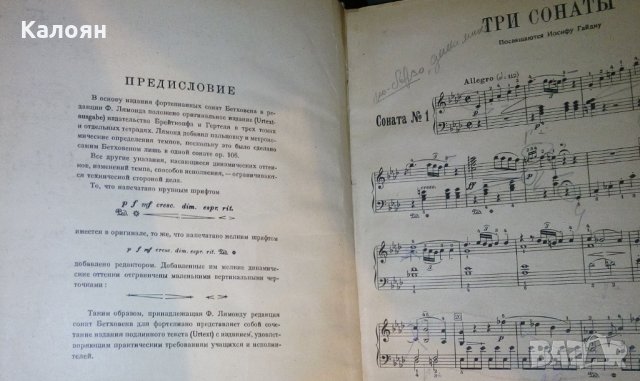 Нотна литература: Лудвиг ван Бетховен Соната за пиано от Ф. Ламонд