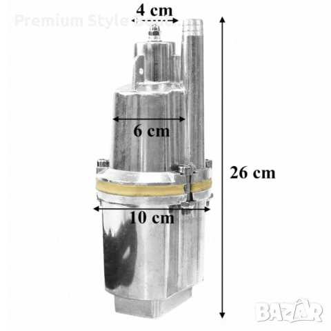 Дебит - Помпа за чиста вода с горно засмукване за дълбоки кладенци 1500W 1100L, снимка 4 - Друга електроника - 54090939