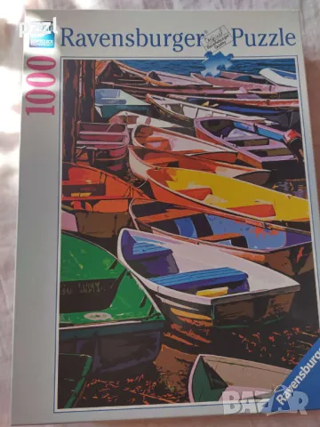 Пъзел "Botes de Maine" Ravensburger 1000 части, снимка 1 - Пъзели - 49270203