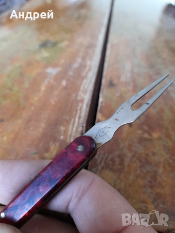Стар джобен нож,ножче,ножка #184, снимка 6 - Други ценни предмети - 54045173