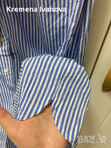 RALPH LAUREN Wilda striped shirt dress, размер 4 (S/M), снимка 5 - Рокли - 51114374