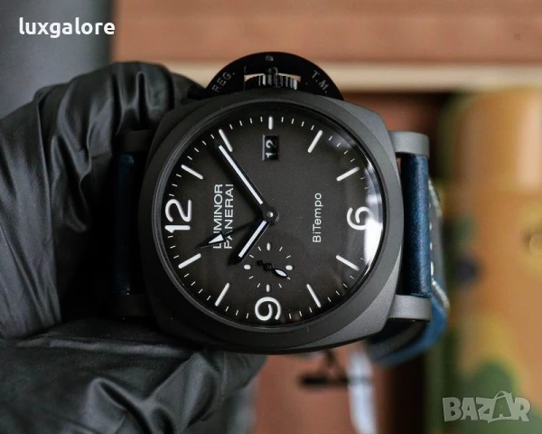 Мъжки часовник Panerai Luminor BiTempo с автоматичен механизъм, снимка 4 - Мъжки - 51351875