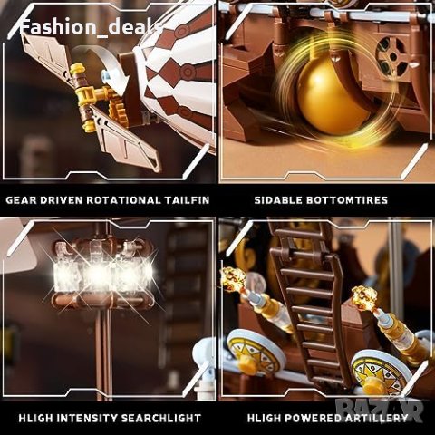 Нова играчка за построяване въздушен кораб Деца Подарък, снимка 3 - Конструктори - 42342637