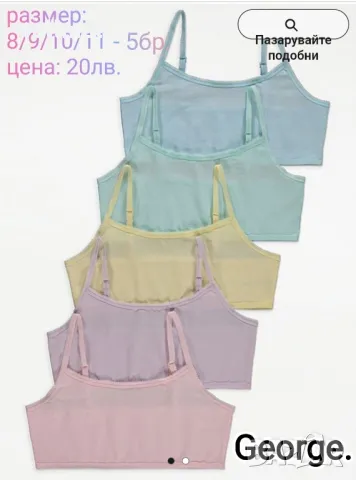 Чисто нови дрешки и бельо за момченца и момиченца George от 4г. до 12г., снимка 5 - Детски комплекти - 47775682