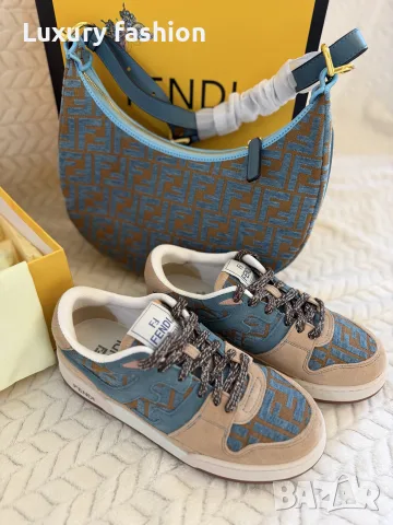 обувки и чанта Fendi, снимка 6 - Дамски ежедневни обувки - 56149233