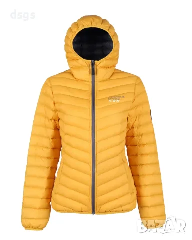 scandinavian explorer down jacket yellow - ултралеко пухено яке ХС
